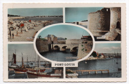 PORT-LOUIS--Multivues ,cpsm 14 X 9  éd Artaud - Port Louis