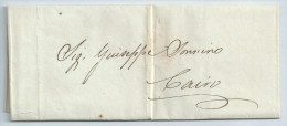 Egypte 1836 Lettre Locale De Cairo - Sans Marques (SN 137) - Prephilately