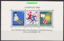 Luxemburg 1969 Juventus M/s ** Mnh  (20313) - Blocks & Kleinbögen