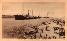 The Suez Canal - A Typical View Of The Canal - Suez