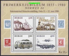 Norway 1980 Norwex '80 M/s ** Mnh (20324) - Blocchi & Foglietti