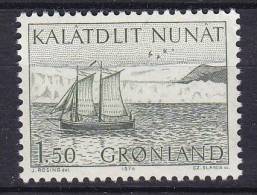 Greenland 1974 Mi. 87   1.50 Kr Postbeförderung In Grönland Walfangboot "Karen"(Cz. Slania) MNH** - Ungebraucht