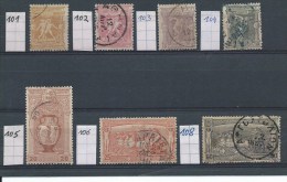 Griekenland    Y / T      101........108   (O) - Used Stamps