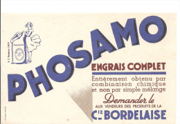 Buvard PHOSAMO Engrais Complet Demandez La Aux Vendeurs Des Produits De La Cie Bordelaise - Agriculture