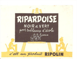 Buvard RIPARDOISE Noir Et Vert Pour Les Tableaux D'école Produit RIPOLIN - Paints