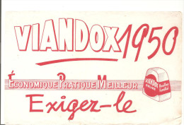 Buvard Viandox 1950 Economique Pratique Meilleur Exigez Le Viandox Solide - Soep En Saus