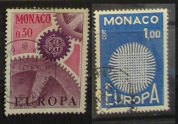 Monaco 1967 E 1970 Europa CEPT - Used Stamps