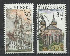 SLOVAKIA 2007 - MONASTERIES - CPL. SET - USED OBLITERE GESTEMPELT USADO - Abadías Y Monasterios