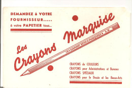 Buvard MARQUISE Les Crayons Marquise Crayons De Couleurs, Crayons Pour Administrations Et Bureaux - Papeterie