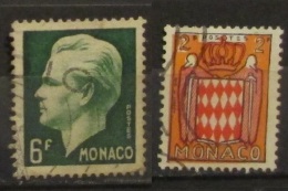 Monaco 1951 - 1954 Rainier E Stemma - Used Stamps