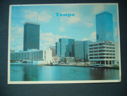 Florida: TAMPA  Modern Skyline - Posted 1985 Airmail Stamp Olympics 28 C Basketball - Tampa