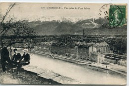 CPA 38 GRENOBLE VUE PRISE DU FORT RABOT 1917 - Grenoble