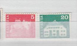 Suisse YV 482; 485; 491N 1949 Edifice - Unused Stamps