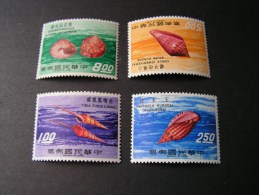 == China Taiwan  1972  Meeresschnecken 807-810      ** MNH - Collections, Lots & Séries