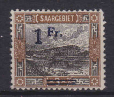 Saargebiet MiNr. 80AI PFIII * Gepr. - Unused Stamps