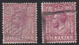 Great Britain 1912-24 Cancelled, See Desc, Sc# , SG 384-385 - Gebraucht