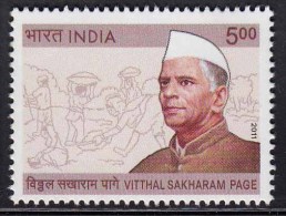 India MNH 2011, Vitthal Sakharam Page, People @ Job, - Unused Stamps