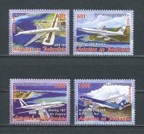 POLYNESIE 2005  N° 748/751**  Neufs = MNH Superbes Avions  Planes Transports - Nuevos