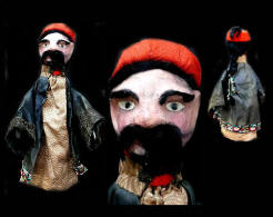 Marionnette à Gaine De Conseiller De L´empereur De Chine / Old Puppet Featuring An Advisor Of The Chinese Emperor - Puppets