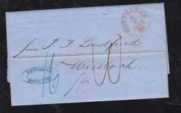 Argentina 1861 Cover BUENOS AIRES To WIESLOCH Duchy Baden Germany Via Rotterdam - Prefilatelia