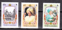 Gambia, 1985, SG 586 - 588, Complete Set Of 3, MNH - Gambia (1965-...)