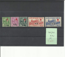 COLONIAS FRANCESAS  TUNEZ  305/09   MH  * - Unused Stamps