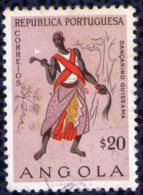 Angola 1957 Oblitéré Rond Used Dancer Danseur Dançarino Quissama - Angola