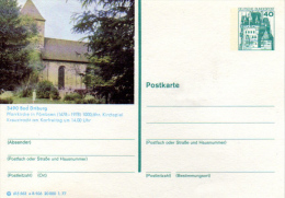 Bad Driburg - Bildpostkarte Ganzsache Pfarrkirche In Pömbsen - Bad Driburg