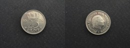 1976 - 25 CENT CENTS PAYS-BAS - PAYS BAS - NEDERLAND - NETHERLANDS - 1948-1980 : Juliana