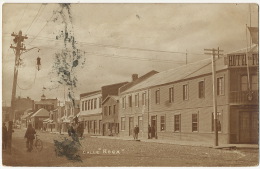 Punta Arenas  Real Photo Calle " Roca " Edicion Veiga Y Brazil De P. A. A Melipilla Hotel De France - Chili