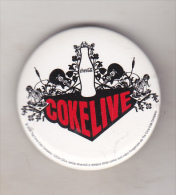 Coca-Cola Pin Badge - CokeLive - Coca-Cola