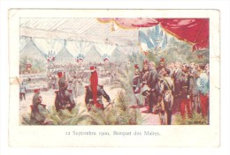 CPA -  FRANCE (75)- PARIS : Banquet  Républicain Des Maires De France  -22 Septembre 1900. - Réceptions