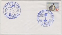 Ecuador 1991 I-Expedicion Antarctica Ecuatoriana HI-91 Orion Cover (20350) - Otros & Sin Clasificación