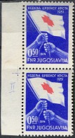 YUGOSLAVIA - JUGOSLAVIA - TBC TAX - RED CROSS - PLATE No. II  - **MNH -1951 - Liefdadigheid