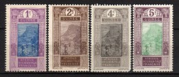 GUINEE - 1913/33 Scott# 63+64+65+66 (*) - Nuevos