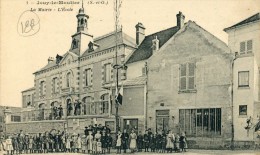 CPA 95 JOUY LE MOUTIER LA MAIRIE L ECOLE - Jouy Le Moutier