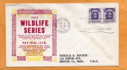 Canada 1955 FDC - 1952-1960