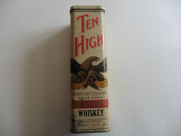 Boïte   à Whiskey  :TEN  HIGH Bourbon - Boxes