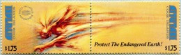 N° Yvert 493 Et 494 - Timbres De Aitutaki (Iles Cook) (1990) - MNH - Protection De L'Environnement (JS) - Aitutaki