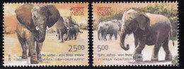 India MNH 2011, Set Of 2, Africa-India Forum Summit, Elephant, Elephants, Animal, - Ungebraucht
