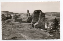 48 - Chateauneuf De Randon -les Ruines - Et Le Village - Chateauneuf De Randon