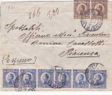 Yugoslavia 1925 Cover From Ljubiana To Piacenza - Used Stamps