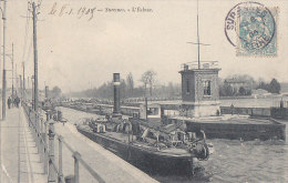 Bâteaux - Remorqueur Ampère - Ecluse - Navigation Fluviale - Schlepper