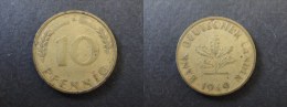 1949 D - 10 PFENNIG - ALLEMAGNE - GERMANY - 10 Pfennig