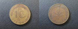 1950 G - 10 PFENNIG - ALLEMAGNE - GERMANY - 10 Pfennig