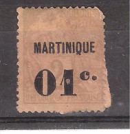 MARTINIQUE , Type Alphée Dubois 2 C Surchargé Yvert N° 7 , Neuf *, B/TB - Ongebruikt