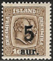 Iceland 1921 MNH/**/postfris/postfrisch Michelnr. 105 - Nuevos