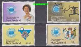 New Zealand 1983 Commonwealth Day 4v ** Mnh (20373) - Unused Stamps