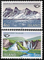 Iceland 1983 MNH/**/postfris/postfrisch Michelnr. 596-597 - Nuevos