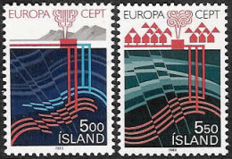Iceland 1983 MNH/**/postfris/postfrisch Michelnr. 598-599 Europa Cept - Nuovi